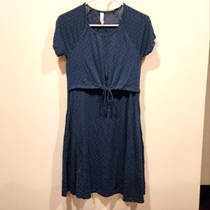 Latched Mama drawstring T-shirt dress